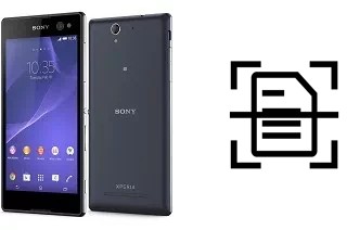 Digitalize documentos em um Sony Xperia C3 Dual