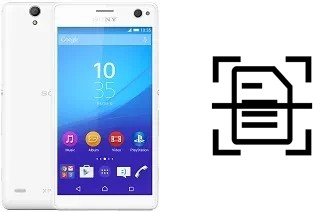 Digitalize documentos em um Sony Xperia C4