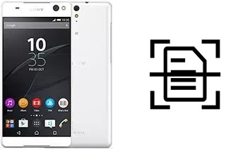 Digitalize documentos em um Sony Xperia C5 Ultra