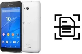 Digitalize documentos em um Sony Xperia E4g