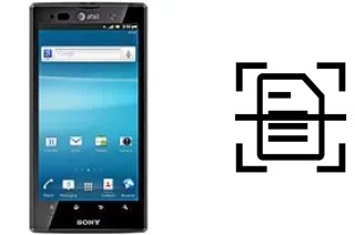 Digitalize documentos em um Sony Xperia ion LTE