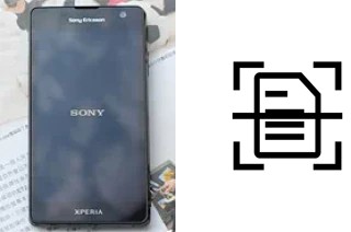 Digitalize documentos em um Sony Xperia LT29i Hayabusa