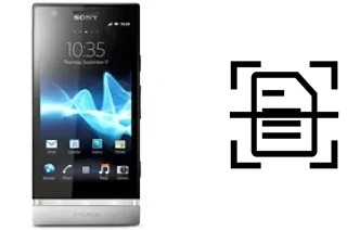 Digitalize documentos em um Sony Xperia P