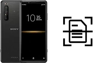 Digitalize documentos em um Sony Xperia Pro (2020)