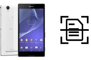 Digitalize documentos em um Sony Xperia T2 Ultra