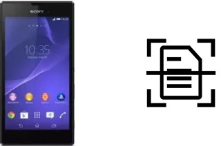 Digitalize documentos em um Sony Xperia T3 3G