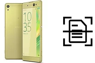 Digitalize documentos em um Sony Xperia XA Ultra