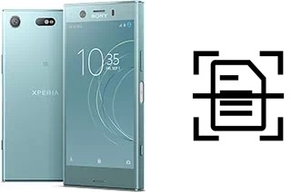 Digitalize documentos em um Sony Xperia XZ1 Compact