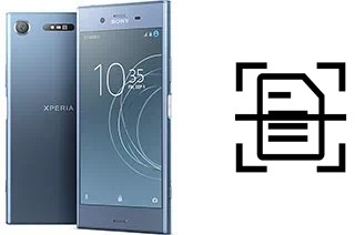 Digitalize documentos em um Sony Xperia XZ1