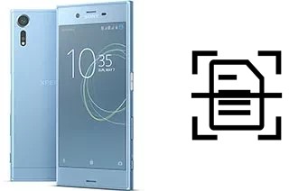 Digitalize documentos em um Sony Xperia XZs