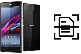 Digitalize documentos em um Sony Xperia Z Ultra