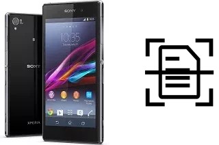 Digitalize documentos em um Sony Xperia Z1