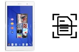 Digitalize documentos em um Sony Xperia Z3 Tablet Compact