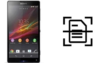 Digitalize documentos em um Sony Xperia ZL