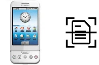 Digitalize documentos em um T-Mobile G1