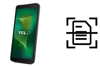 Digitalize documentos em um TCL L7