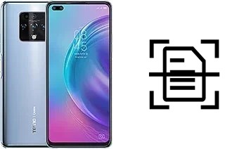 Digitalize documentos em um Tecno Camon 16 Premier