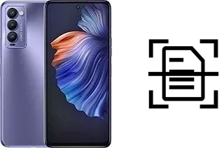 Digitalize documentos em um Tecno Camon 18