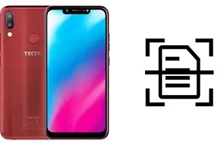 Digitalize documentos em um Tecno Camon 11