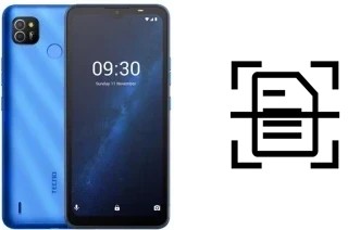 Digitalize documentos em um Tecno Pop 4 Air