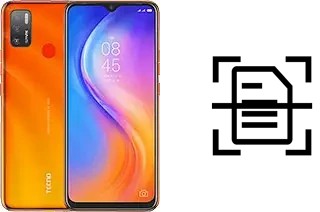 Digitalize documentos em um TECNO Spark 5 Air
