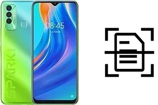 Digitalize documentos em um Tecno Spark 7P