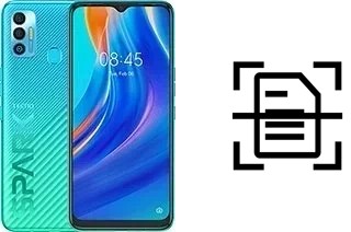 Digitalize documentos em um Tecno Spark 7T