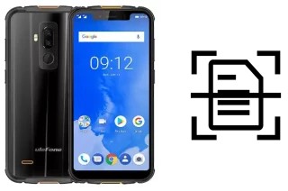 Digitalize documentos em um Ulefone Armor 5