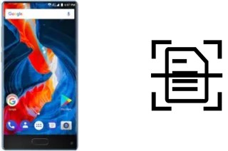 Digitalize documentos em um Ulefone Mix