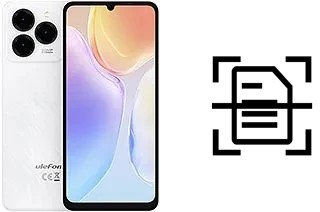 Digitalize documentos em um Ulefone Note 20 Pro
