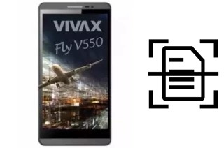 Digitalize documentos em um Vivax Fly V550