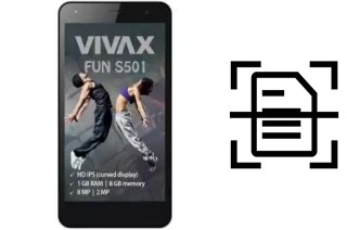 Digitalize documentos em um Vivax Fun S501