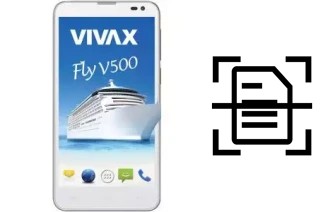 Digitalize documentos em um Vivax Smart Fly V500