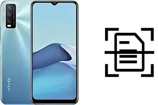 Digitalize documentos em um vivo Y20s