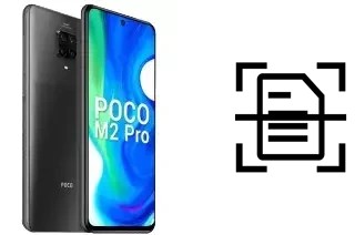 Digitalize documentos em um Xiaomi Poco M2 Pro