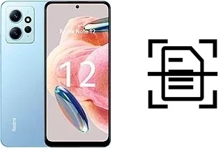 Digitalize documentos em um Xiaomi Redmi Note 12 4G