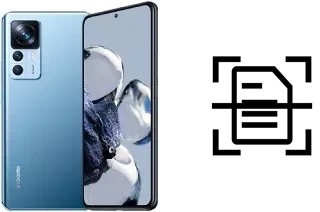 Digitalize documentos em um Xiaomi 12T Pro