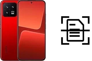 Digitalize documentos em um Xiaomi 13