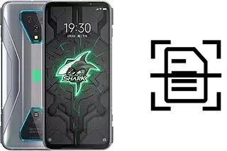 Digitalize documentos em um Xiaomi Black Shark 3 Pro