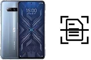 Digitalize documentos em um Xiaomi Black Shark 4