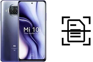 Digitalize documentos em um Xiaomi Mi 10i 5G