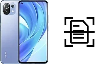 Digitalize documentos em um Xiaomi Mi 11 Lite