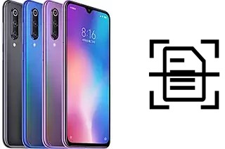 Digitalize documentos em um Xiaomi Mi 9 SE