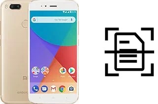 Digitalize documentos em um Xiaomi Mi A1 (Mi 5X)