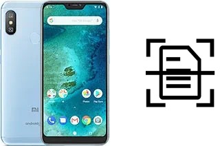 Digitalize documentos em um Xiaomi Mi A2 Lite (Redmi 6 Pro)