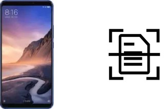 Digitalize documentos em um Xiaomi Mi Max 3 Pro