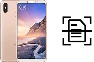 Digitalize documentos em um Xiaomi Mi Max 3