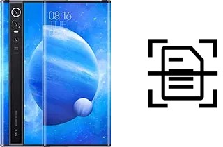 Digitalize documentos em um Xiaomi Mi Mix Alpha