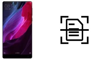 Digitalize documentos em um Xiaomi Mi MIX Exclusive Edition