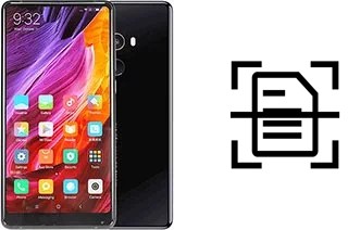 Digitalize documentos em um Xiaomi Mi Mix 2